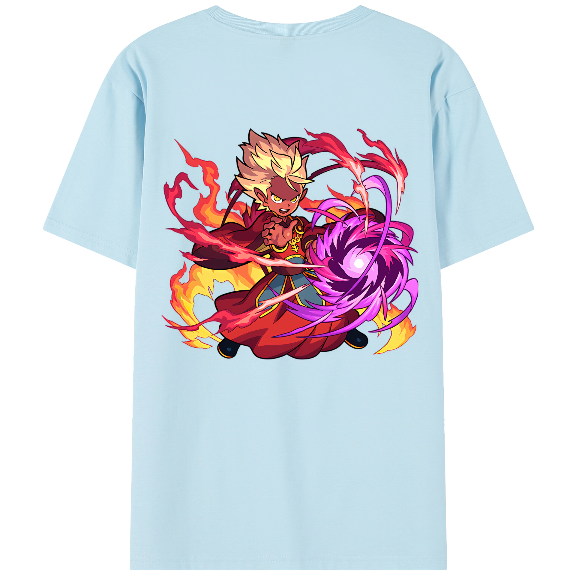 （画像用） 妖怪ウォッチ Yo-kai Watch 綿100％半袖Tシャツ（背面プリント）